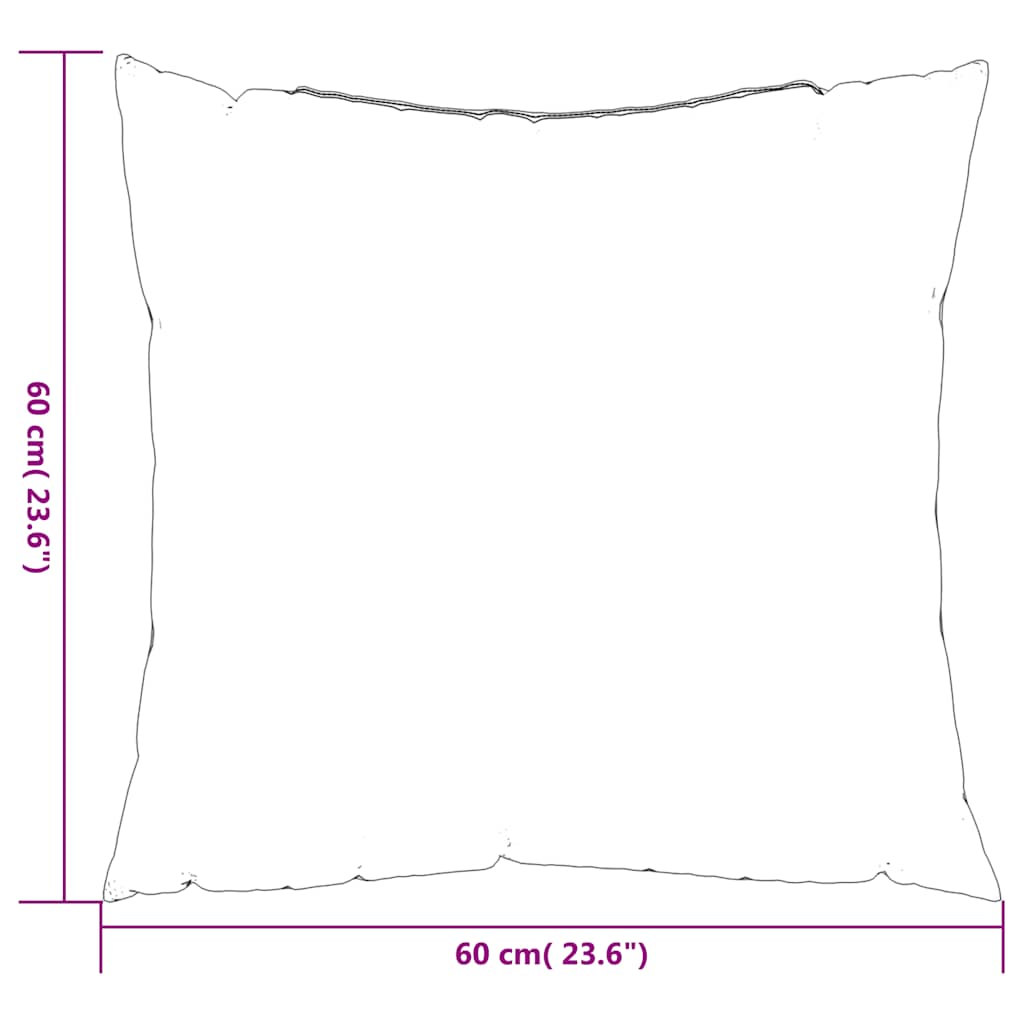 Jastuci za sofu 4 kom. Crni 60x60 cm Tkanina