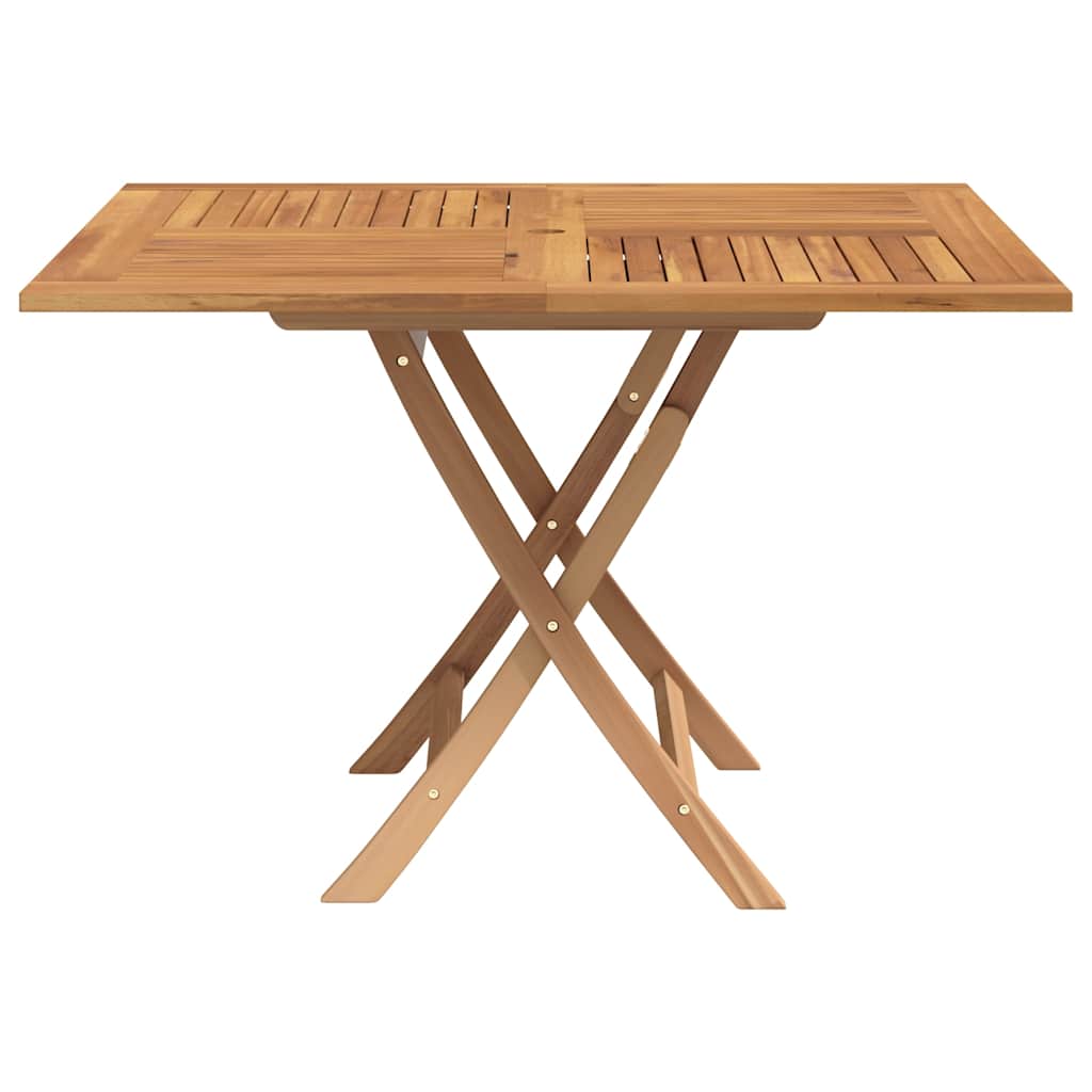 Sklopivi vrtni stol 110x110x75 cm od masivne tikovine