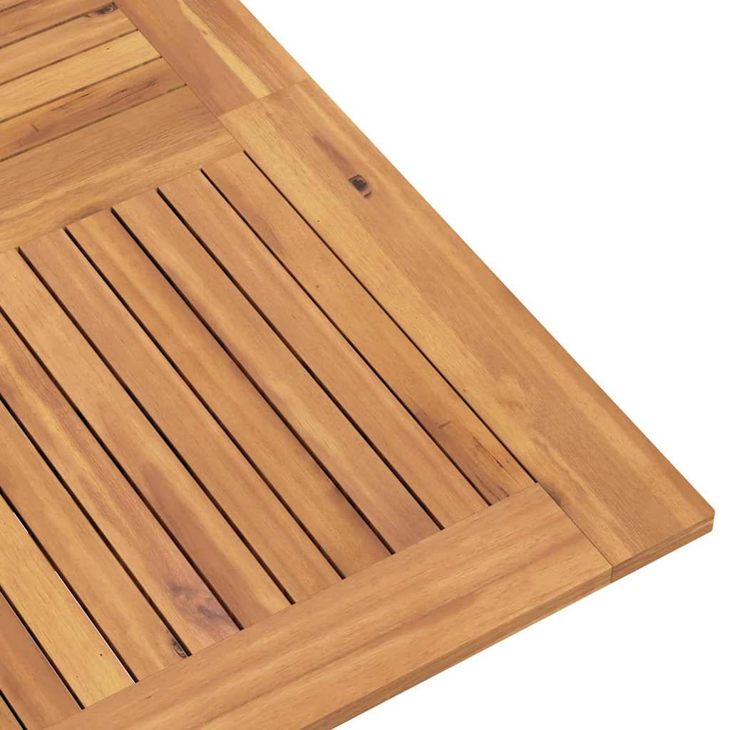 Sklopivi vrtni stol 110x110x75 cm od masivne tikovine