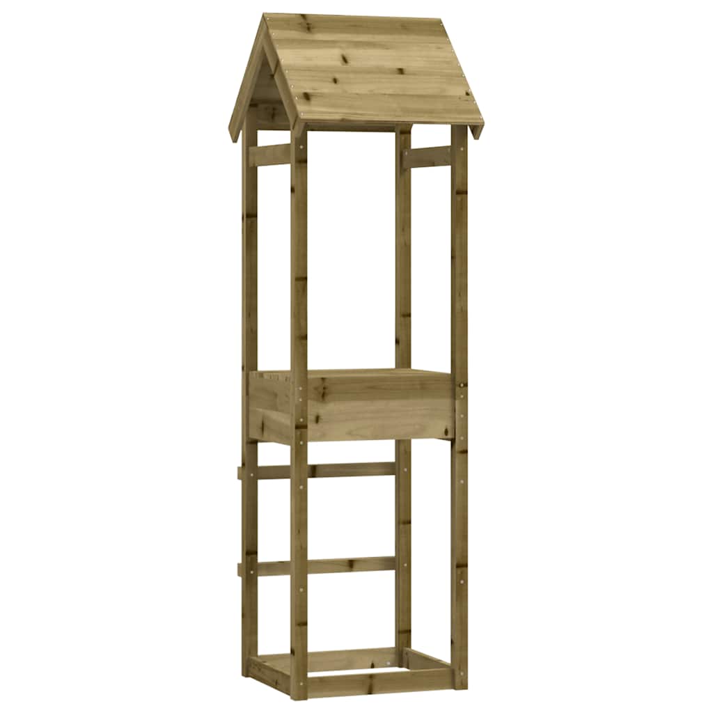 Toranj za igru 53 x 46,5 x 194 cm od impregnirane borovine