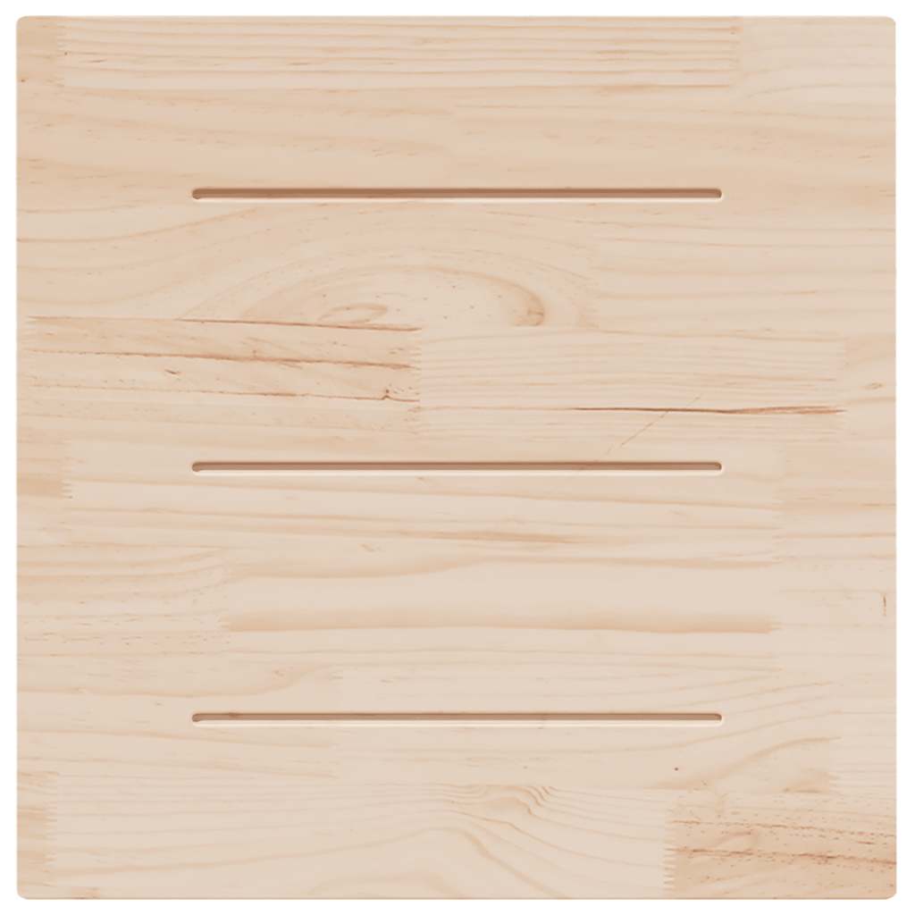 Ploča stola 70x70x2,5 cm Masivno drvo Bor Kvadratna