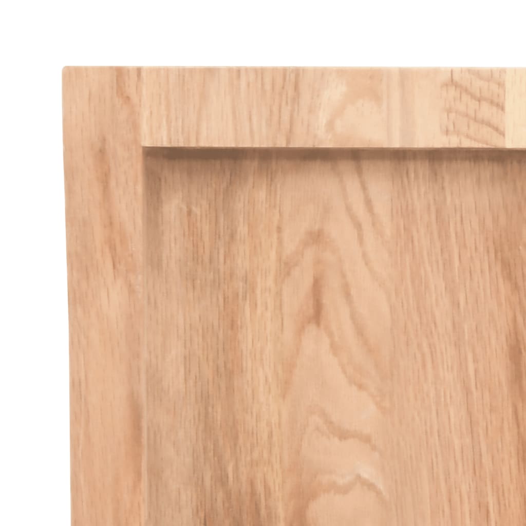 Stolna ploča svjetlosmeđa 80x50x(2-6) cm obrađena hrastovina