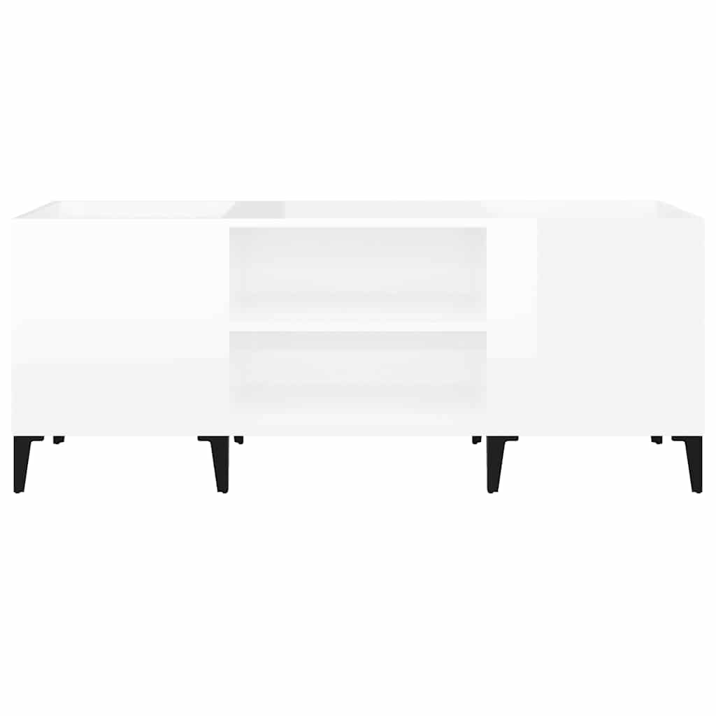Ormarić za ploče sjajni bijeli 121x38x48 cm konstruirano drvo