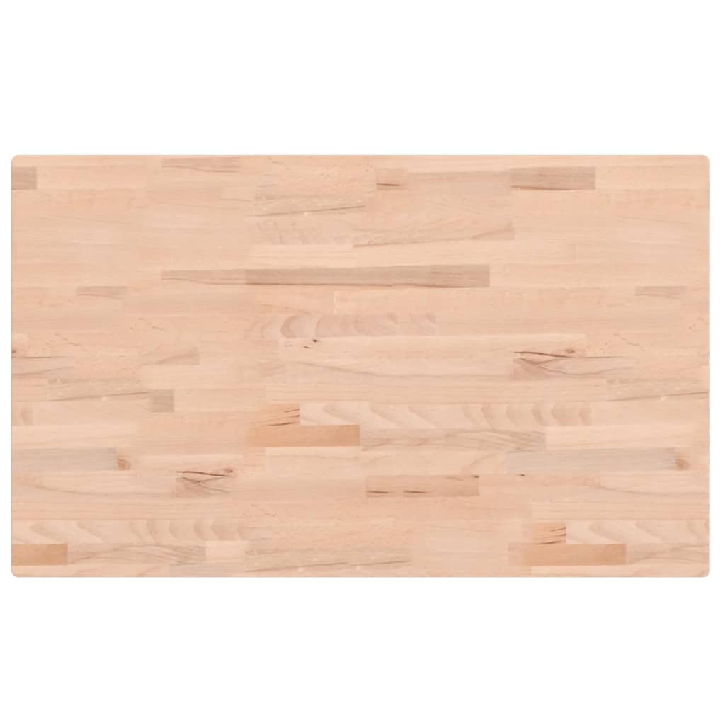 Stolna ploča 100 x 60 x 2,5 cm pravokutna od masivne bukovine