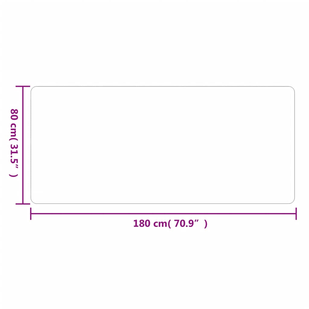 Dugi tepih sivi 80 x 180 cm