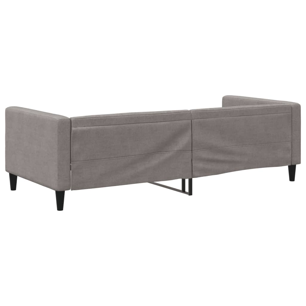 Dnevni krevet smeđesivi 90 x 200 cm od tkanine