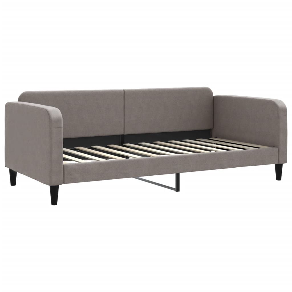 Dnevni krevet smeđesivi 90 x 200 cm od tkanine