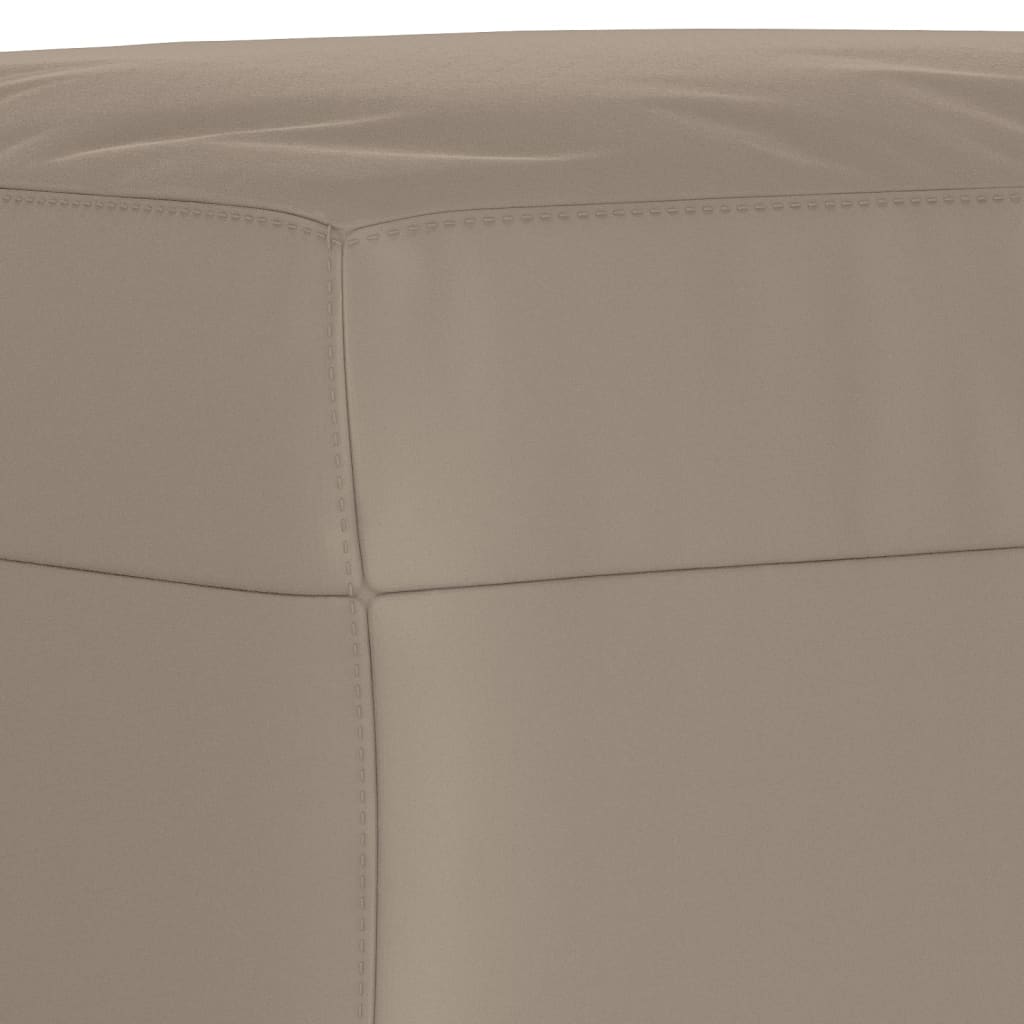 4-dijelni set sofa s jastucima, taupe mikrofibra tkanina