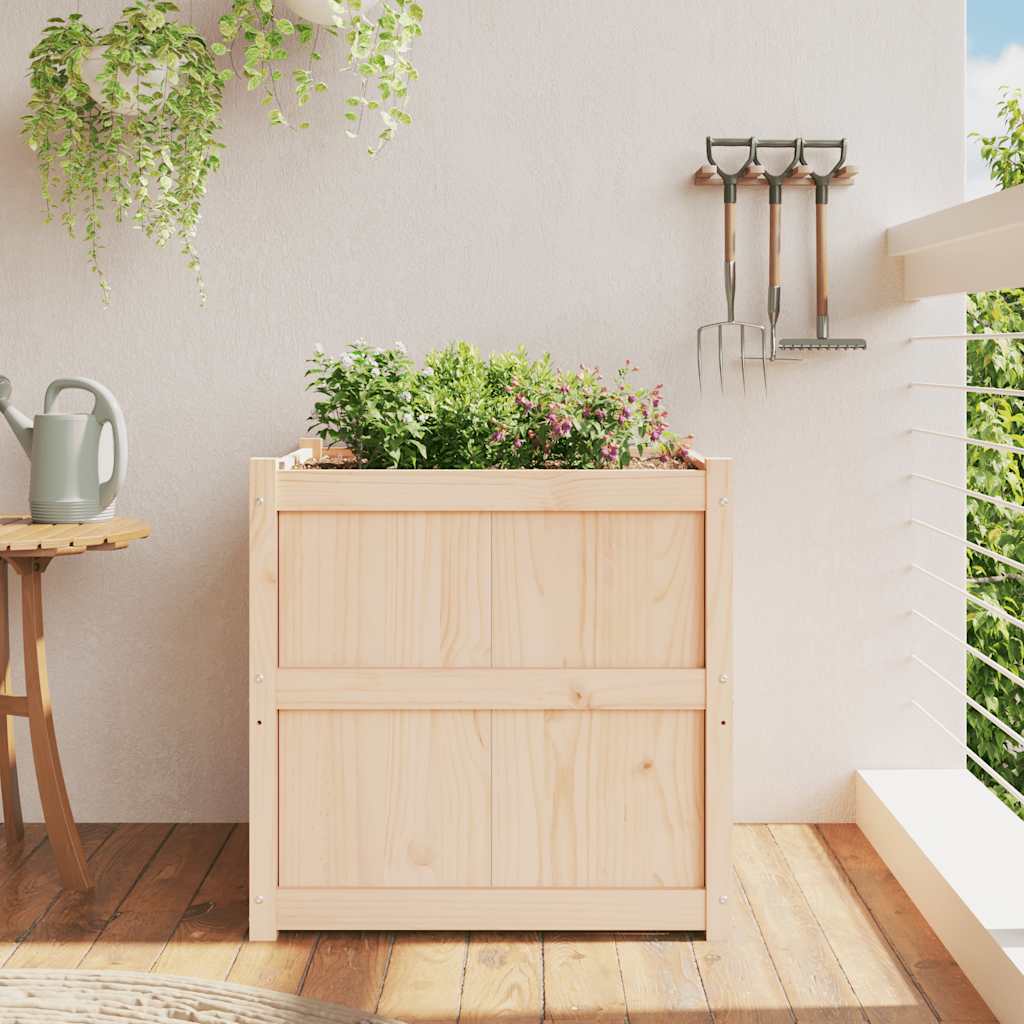 Vrtna sadilica 70 x 70 x 70 cm od masivne borovine