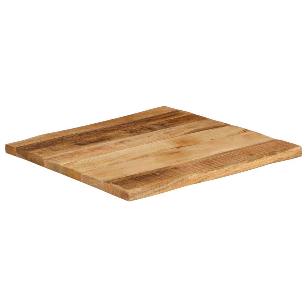 Stolna ploča sa živi rub 60x60x2,5 cm masivno grubo drvo manga