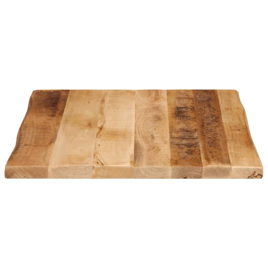 Stolna ploča sa živi rub 60x60x2,5 cm masivno grubo drvo manga