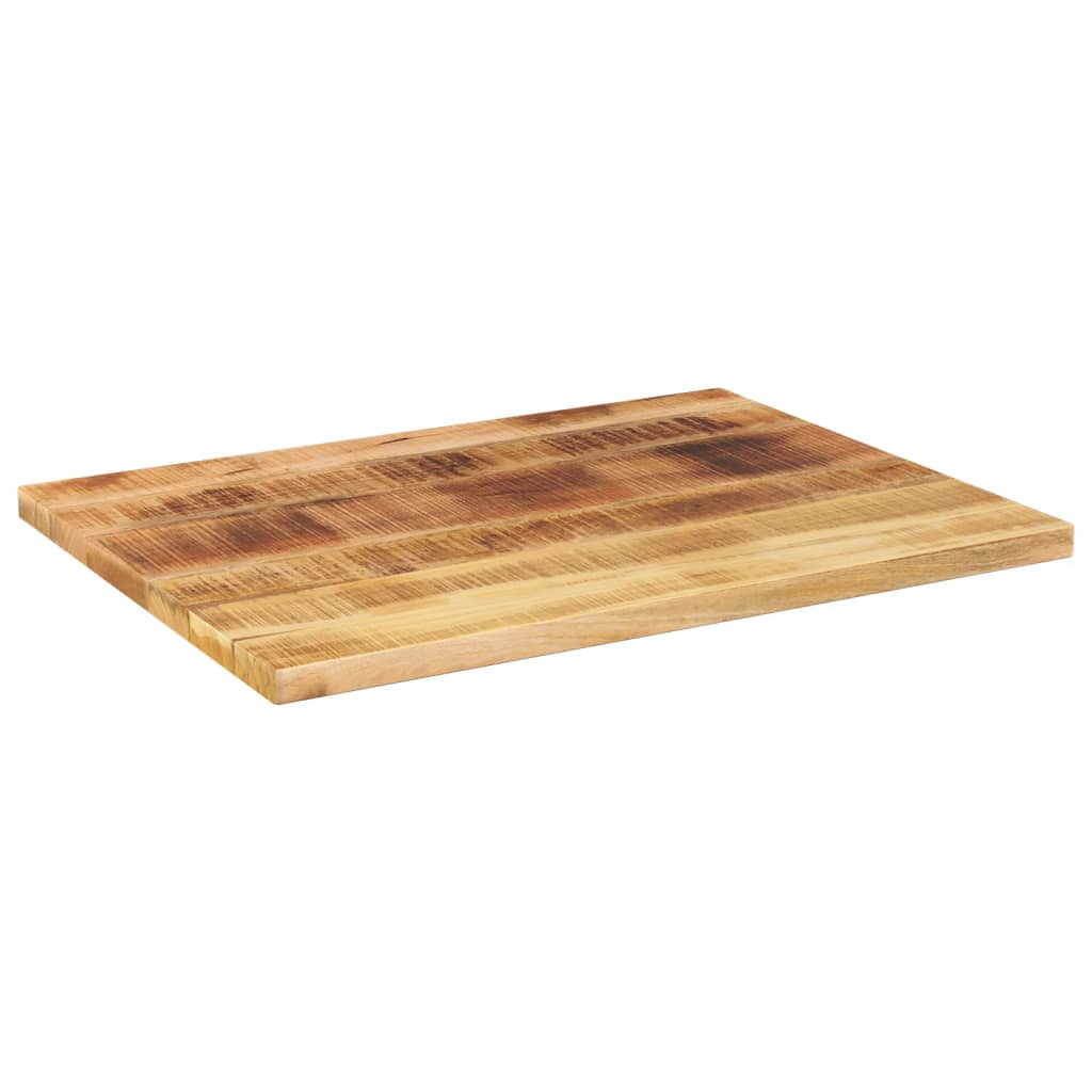 Ploča za stol 90x70x1,5 cm pravokutna masivno grubo drvo manga