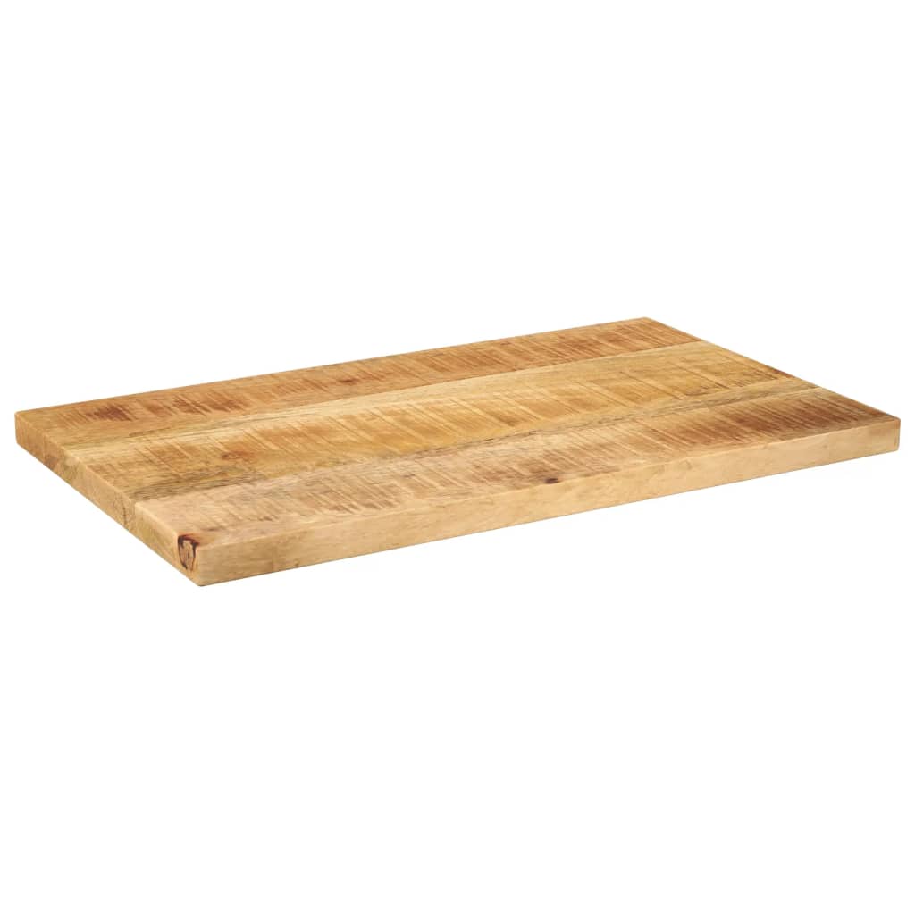 Ploča stola 40x20x3,8 cm Pravokutna Masivna Drvena Obrađena Mango Boja