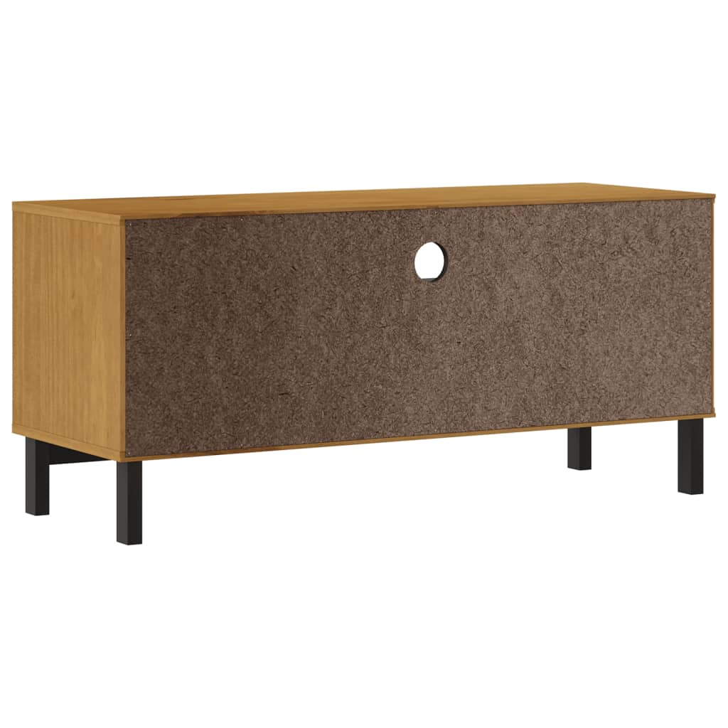 TV ormarić FLAM 110 x 40 x 50 cm od masivne borovine