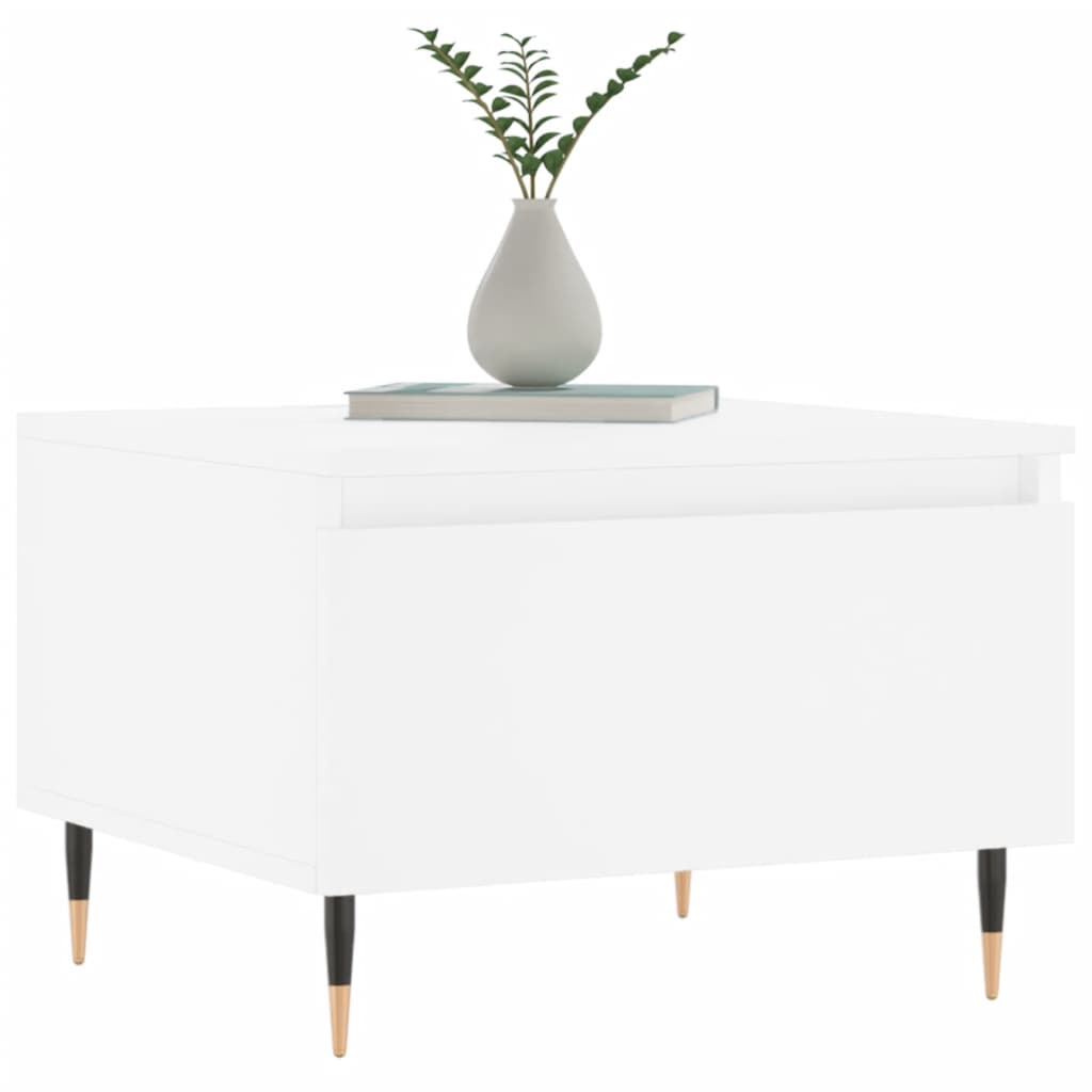 Stolići za kavu 2 kom bijeli 50 x 46 x 35 cm konstruirano drvo