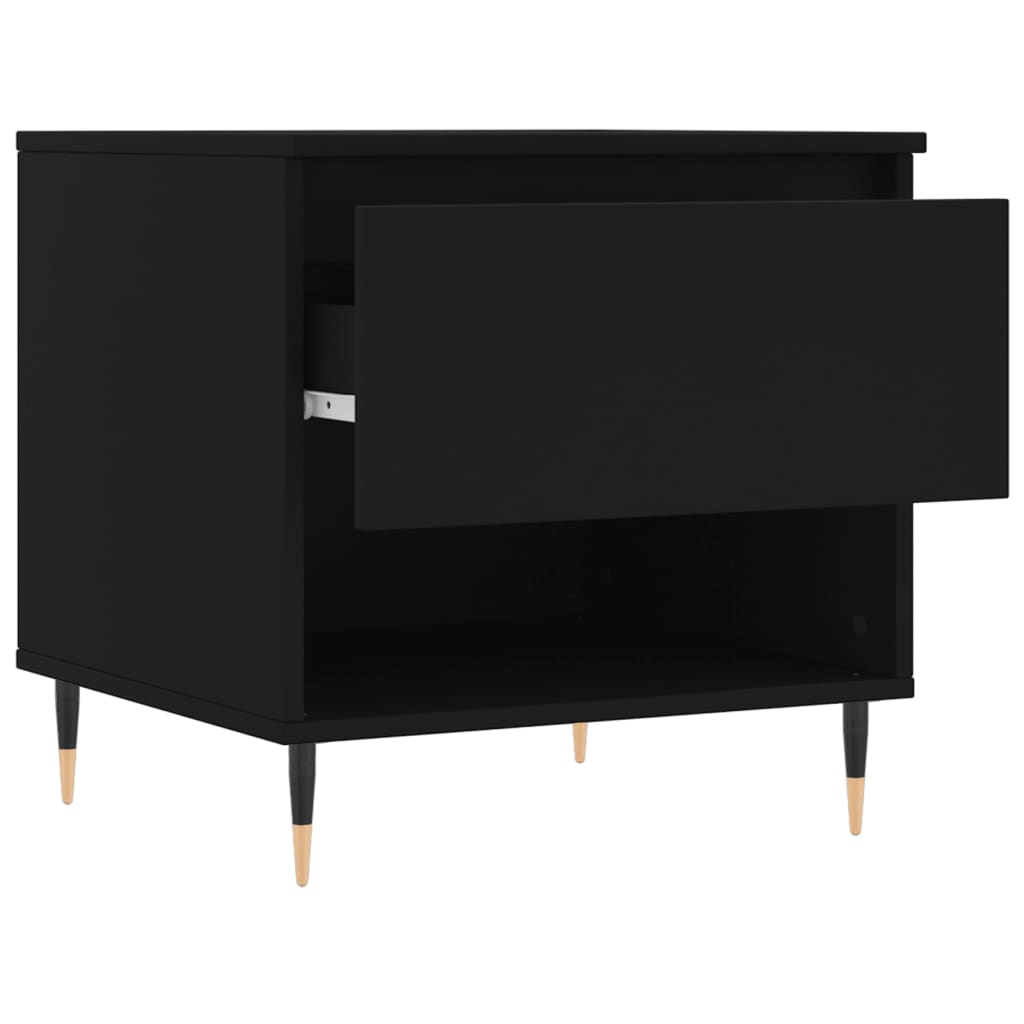 Stolići za kavu 2 kom crni 50x46x50 cm od konstruiranog drva