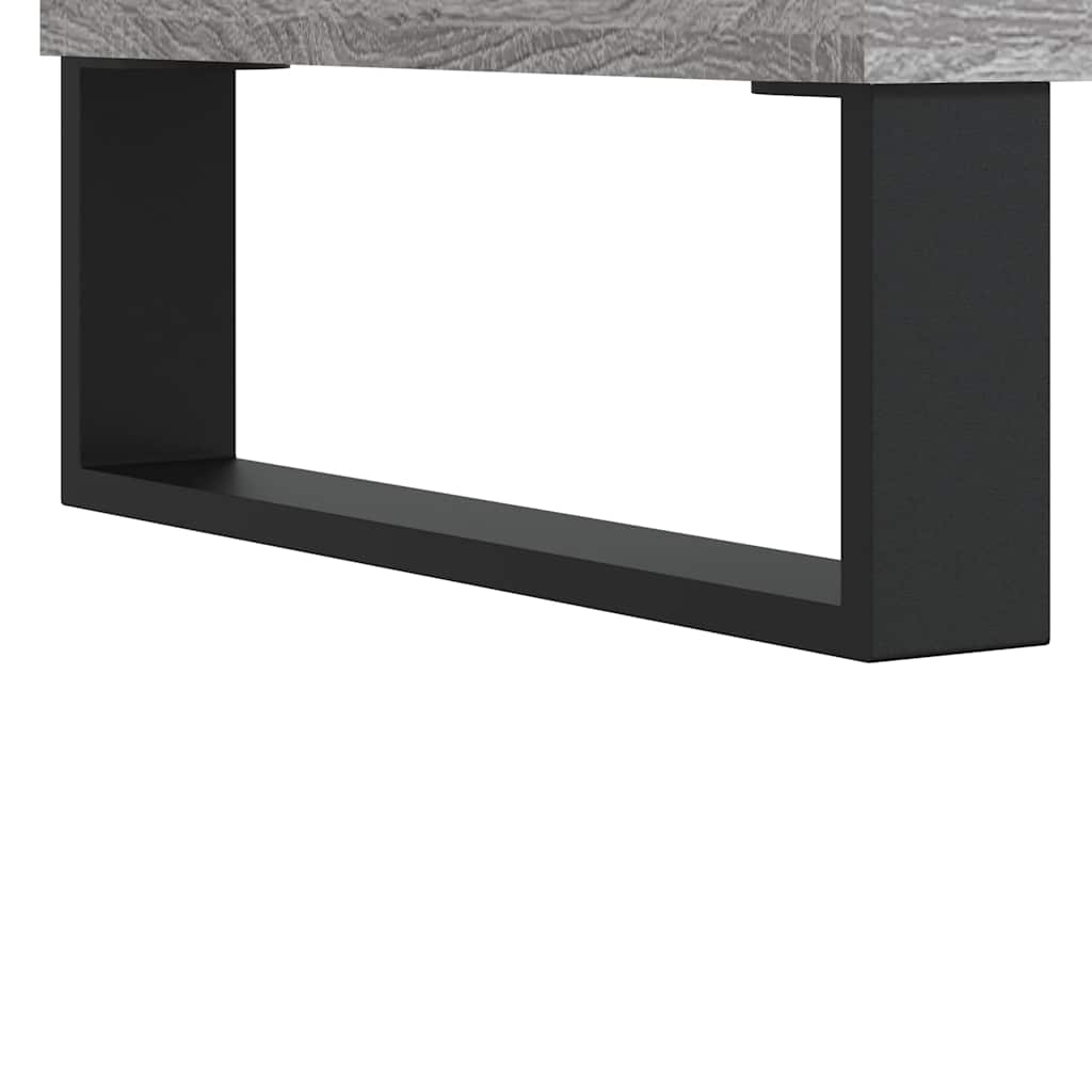 Stolić za kavu siva boja hrasta 90x44,5x45 cm konstruirano drvo