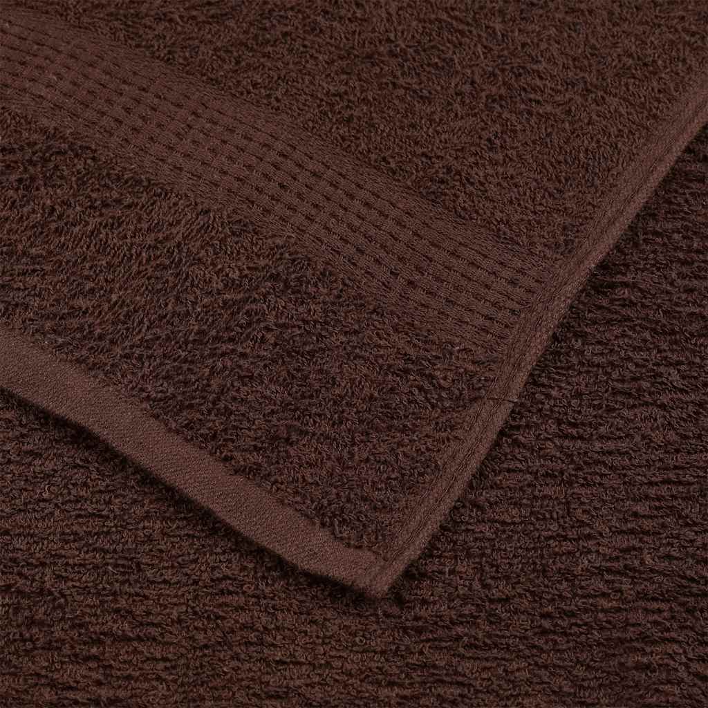 Ručnici za goste FROGN 2 kom. Smeđi 30x50 cm 360 g/m²