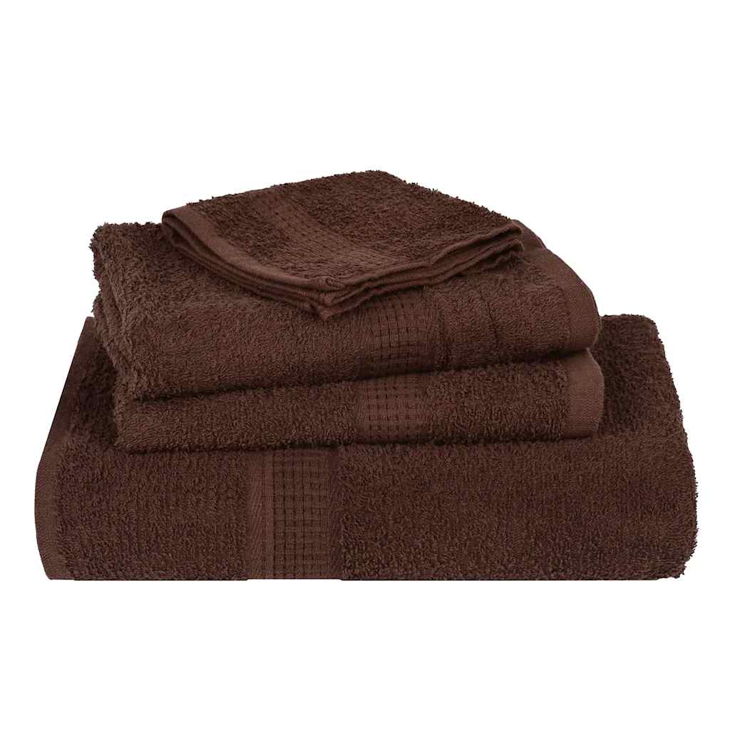 Ručnici za ruke FROGN 4 kom. Smeđi 50x100 cm 360 g/m²