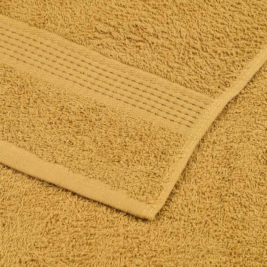 Ručnici za goste FROGN 2 kom. zlatne boje 30x50 cm 360 g/m²