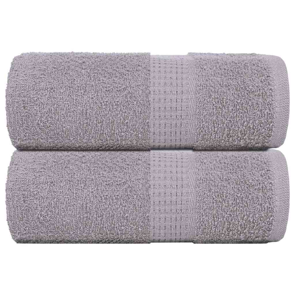 Ručnici za goste FROGN 2 kom. Sivi 30x50 cm 360 g/m²