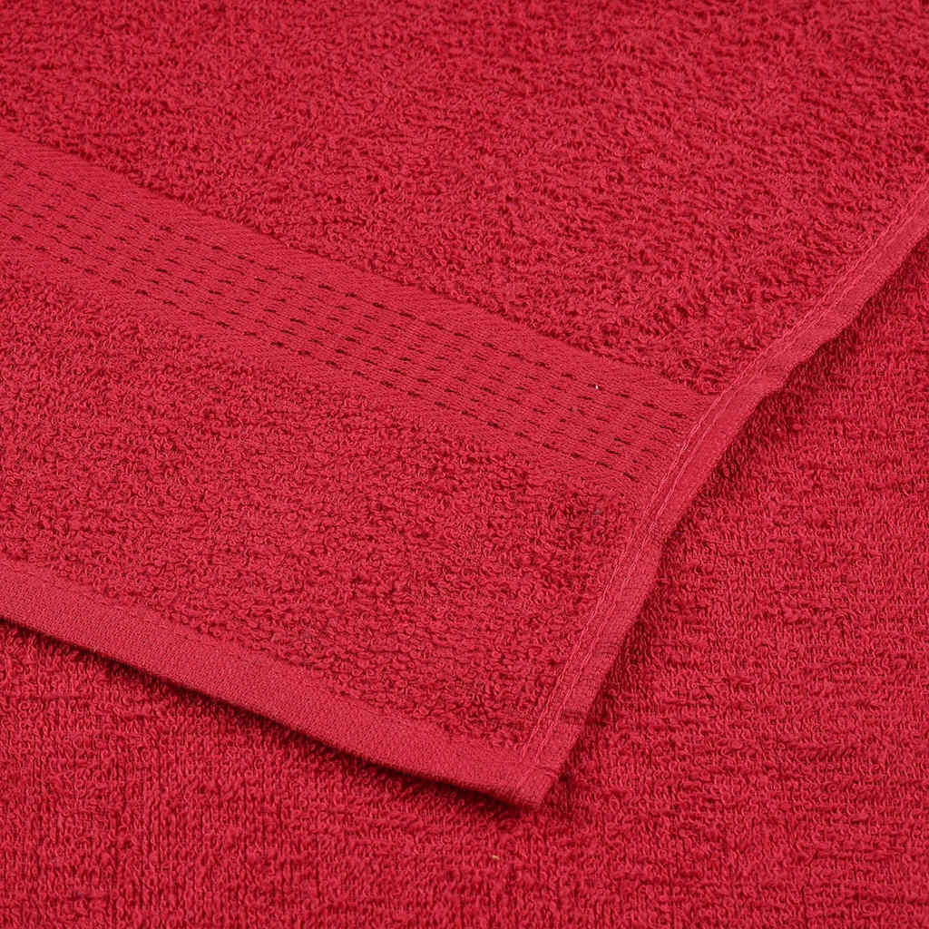 Ručnici za pranje ŽABA 2 kom. Crvene 30x30 cm 360 g/m²