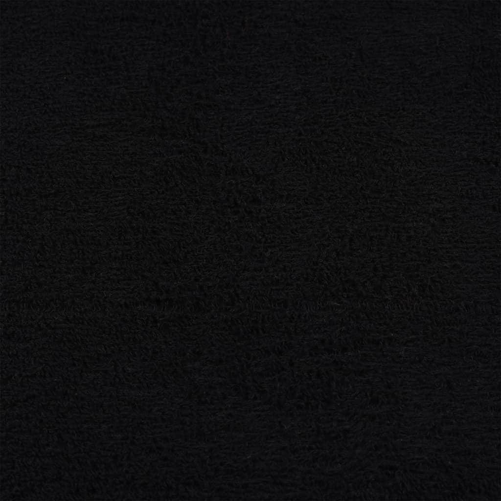 Ručnici za goste FROGN 2 kom. Crni 30x50 cm 360 g/m²