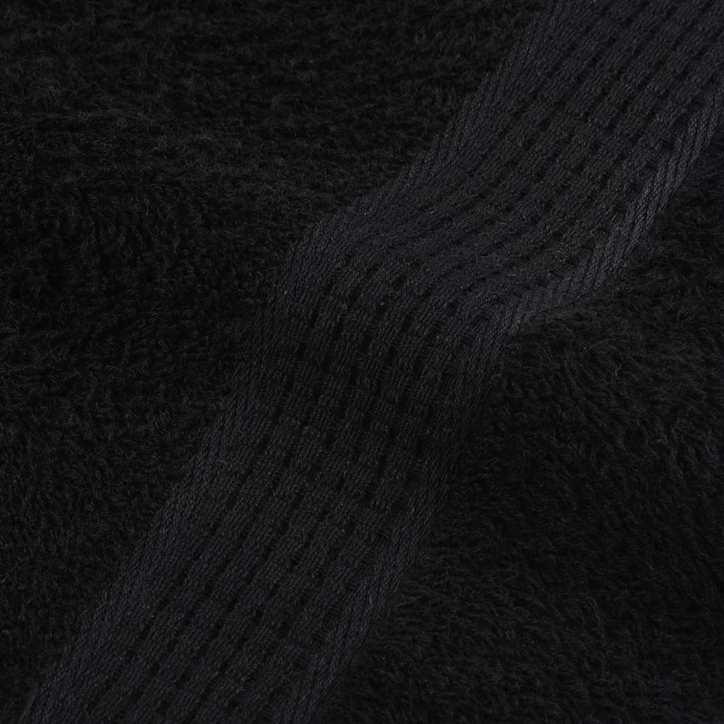 Ručnici za ruke FROGN 2 kom. Crni 50x100 cm 360 g/m²