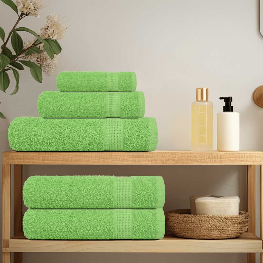 Ručnici za ruke FROGN 4 kom. Zelene boje jabuke 50x100 cm 360 g/m²