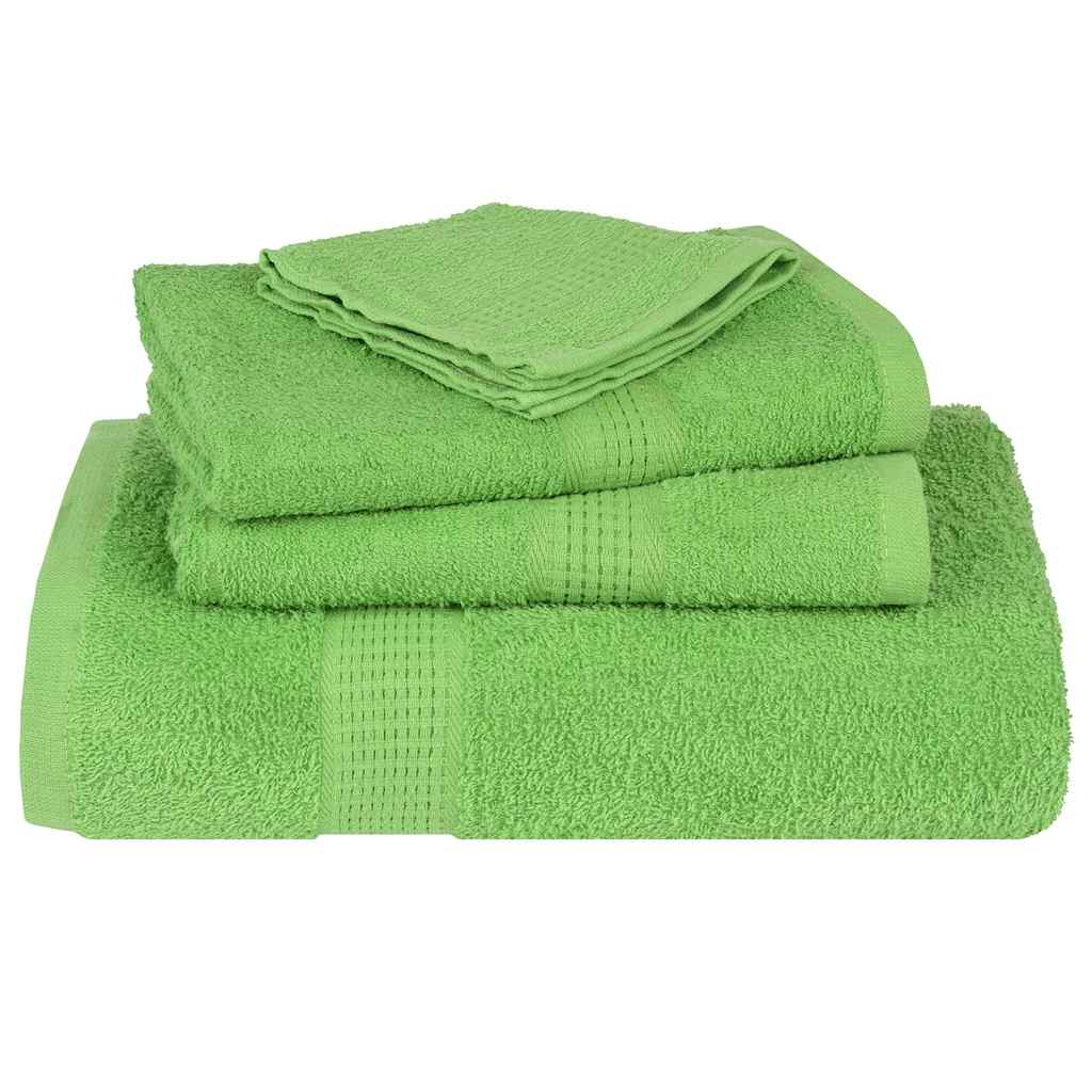 Ručnici za ruke FROGN 4 kom. Zelene boje jabuke 50x100 cm 360 g/m²