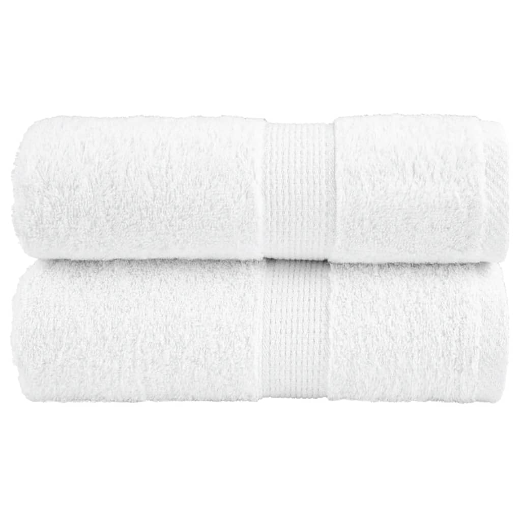 Premium ručnici za goste SOLUND 2 kom. Bijeli 30x50 cm 600 g/m²