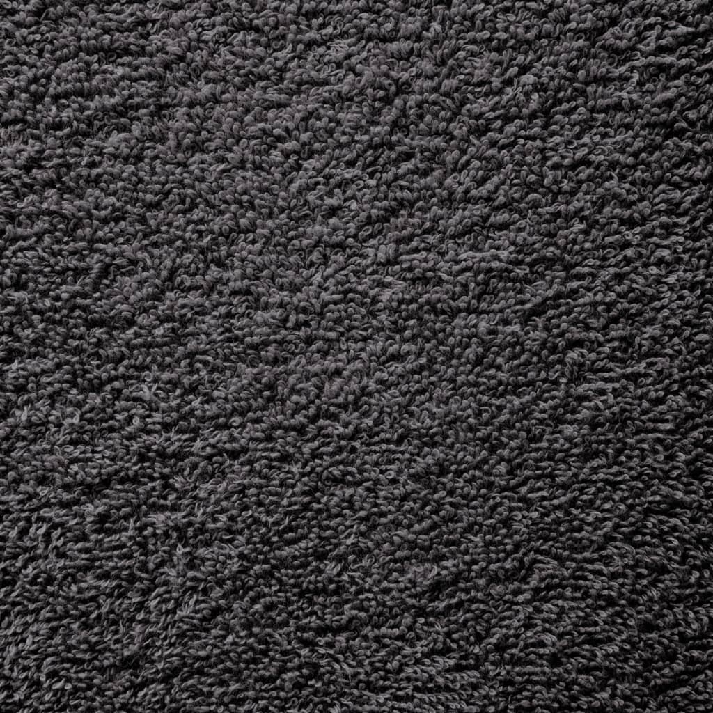 Premium ručnici za goste SOLUND 2 kom. antracit 30x50 cm 600 g/m²