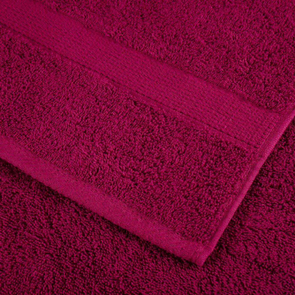 Premium ručnici za pranje SOLUND 2 kom. bordo 30x30 cm 600 g/m²