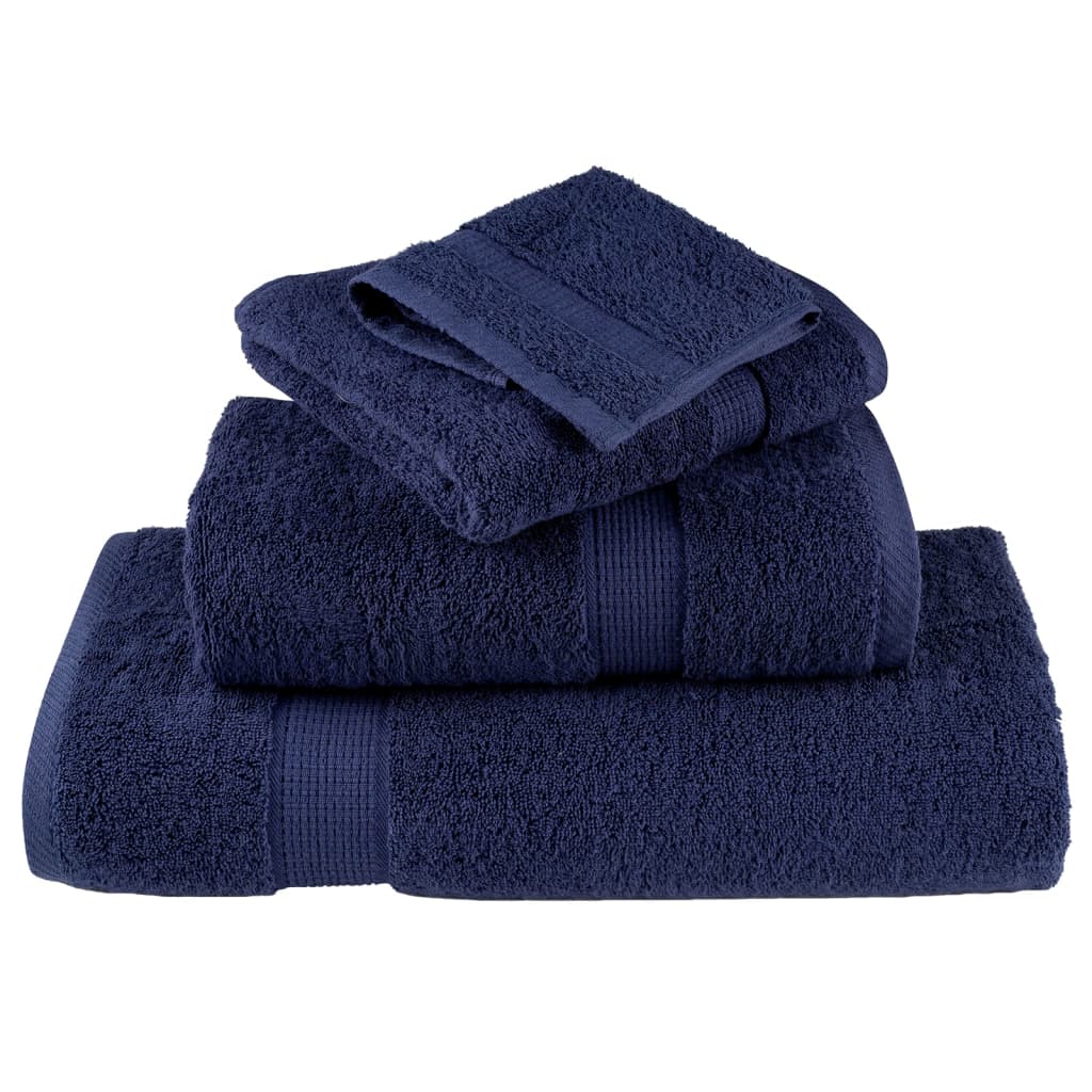 Premium ručnici za ruke SOLUND 4 kom. tamnoplavi 50x100 cm 600 g/m²