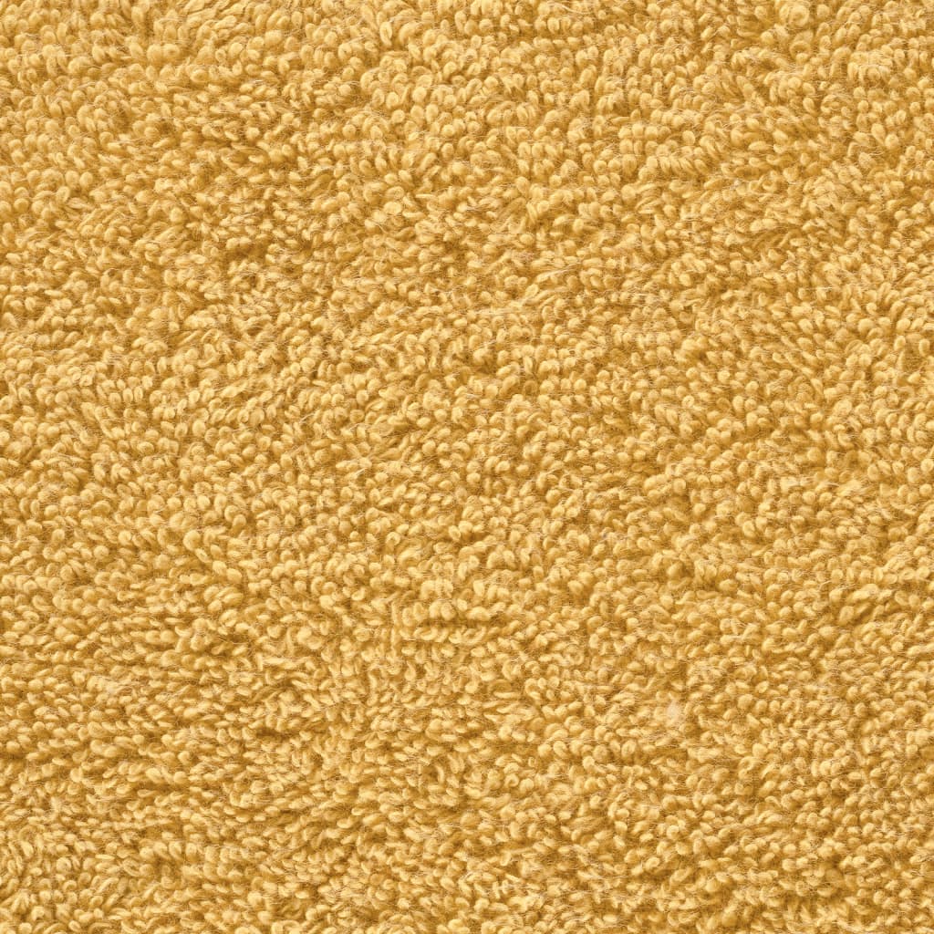 Premium ručnici za goste SOLUND 10 kom. zlatne boje 30x50 cm 600 g/m²