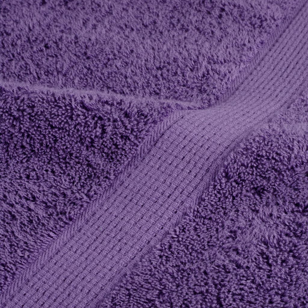 Premium ručnici za goste SOLUND 4 kom. ljubičasti 30x50 cm 600 g/m²