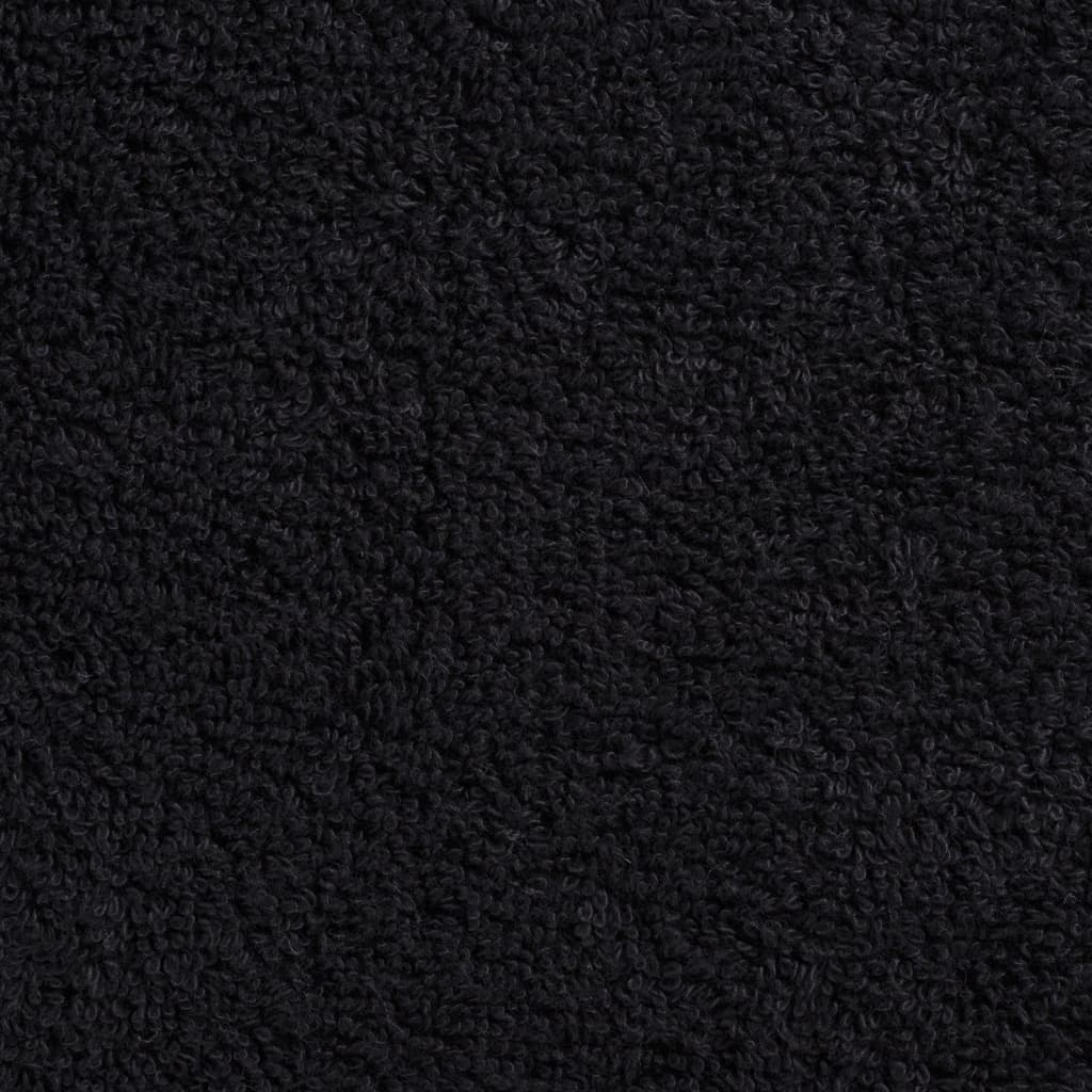 Premium ručnici za ruke SOLUND 4 kom. crni 50x100 cm 600 g/m²