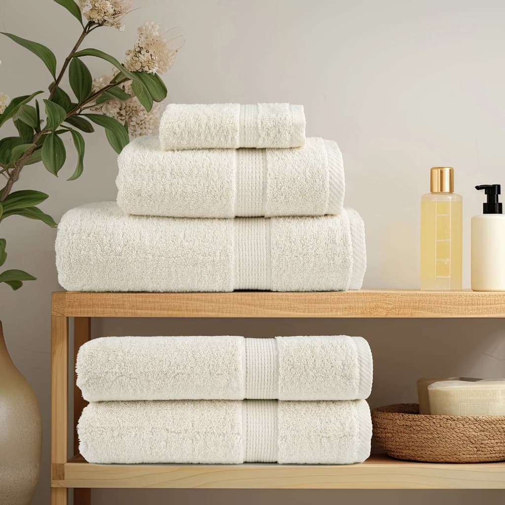 Premium ručnici za pranje SOLUND 4 kom. krem 30x30 cm 600 g/m²