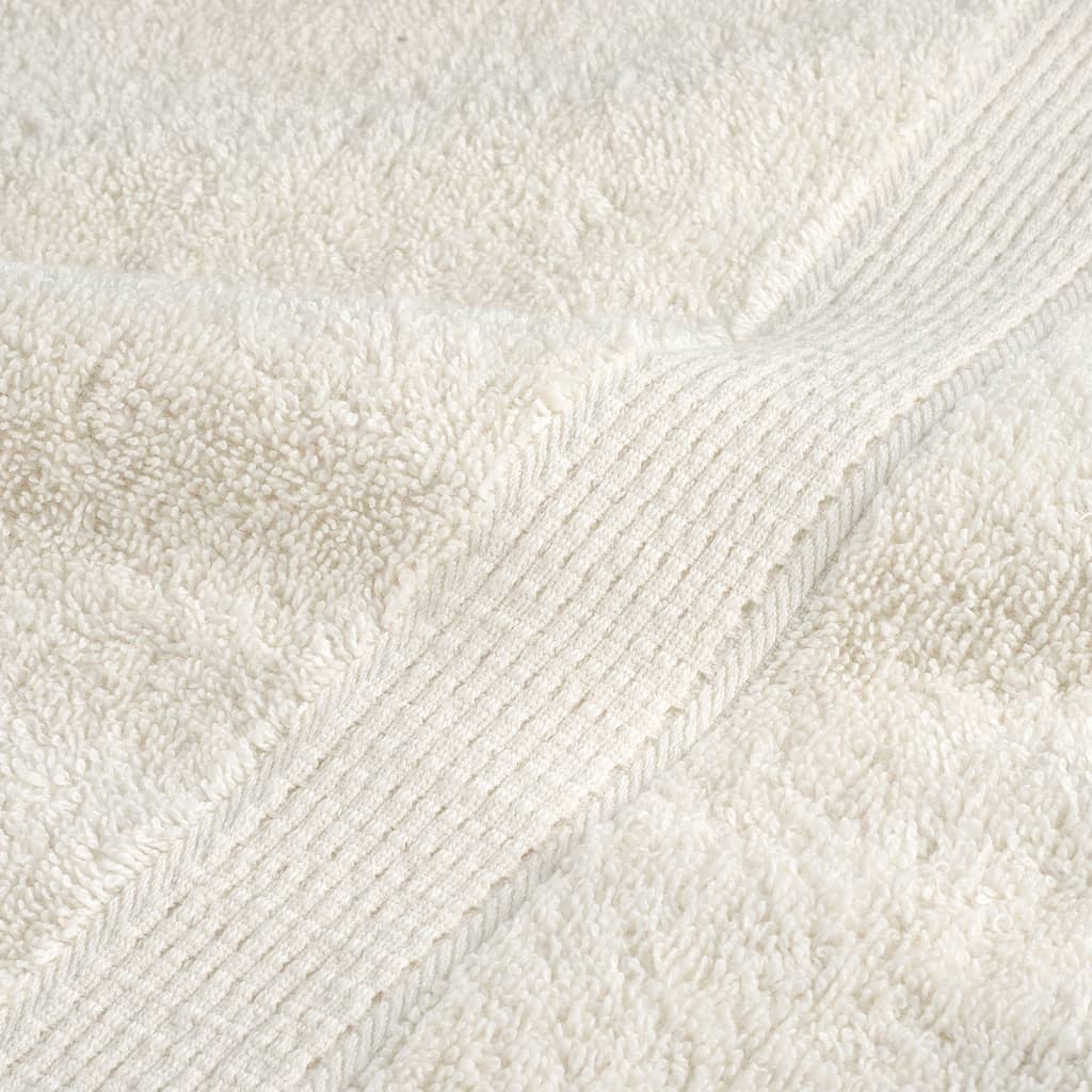 Premium ručnici za goste SOLUND 10 kom. krem boje 30x50 cm 600 g/m²