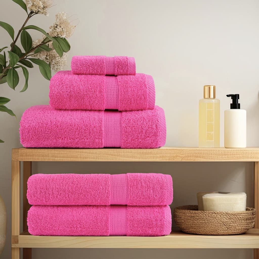 Premium ručnici za ruke SOLUND 4 kom. ružičasti 50x100 cm 600 g/m²