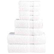 8-dijelni vrhunski set ručnika SOLUND bijeli 600 gsm