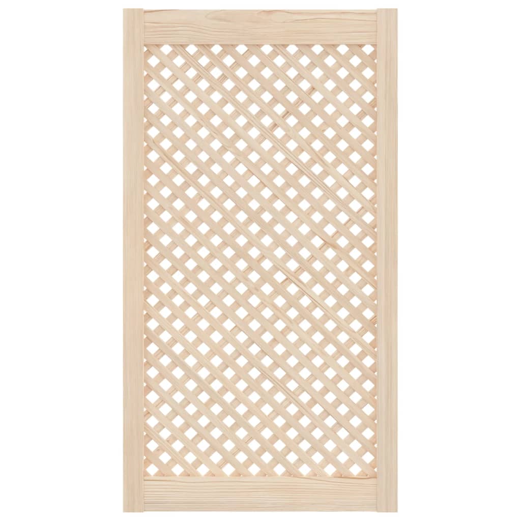 Vrata za ormarić rešetkasti dizajn 2 kom 49,5 x 99 cm borovina