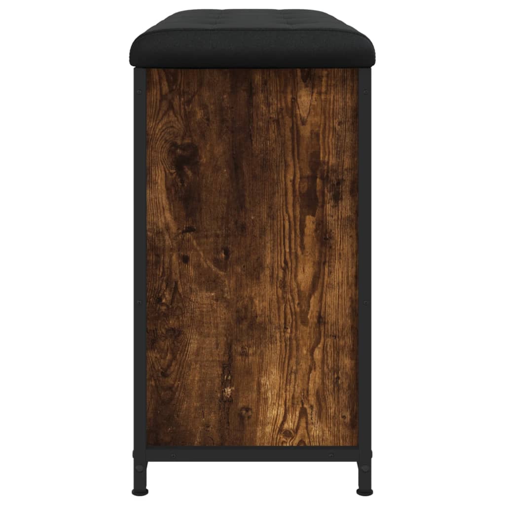 Klupa za cipele s preklopnom ladicom boja hrasta 82x32x56 cm