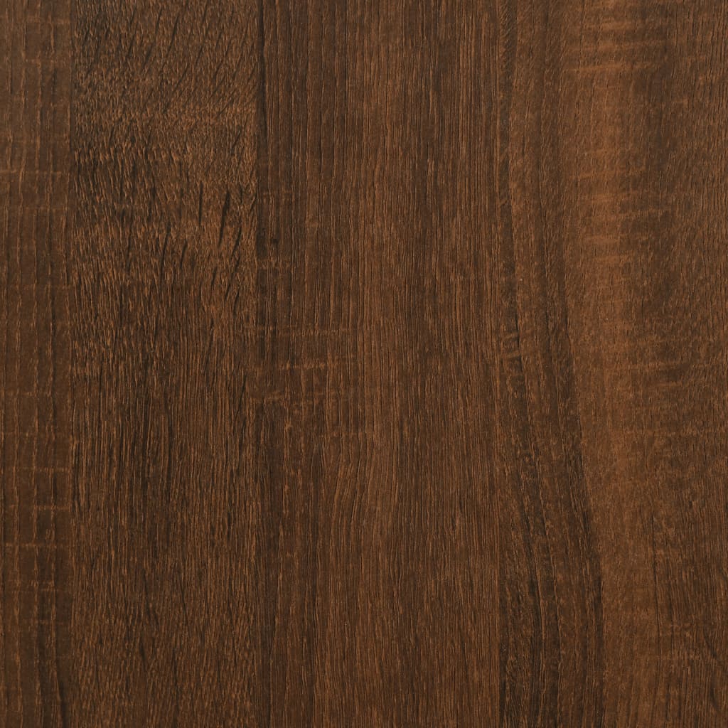 Komoda smeđa boja hrasta 102x32x73,5 cm od konstruiranog drva