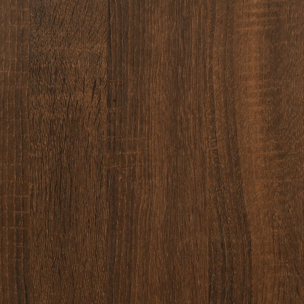 Stolić za kavu sa stalkom smeđa boja hrasta 100x51x40 cm