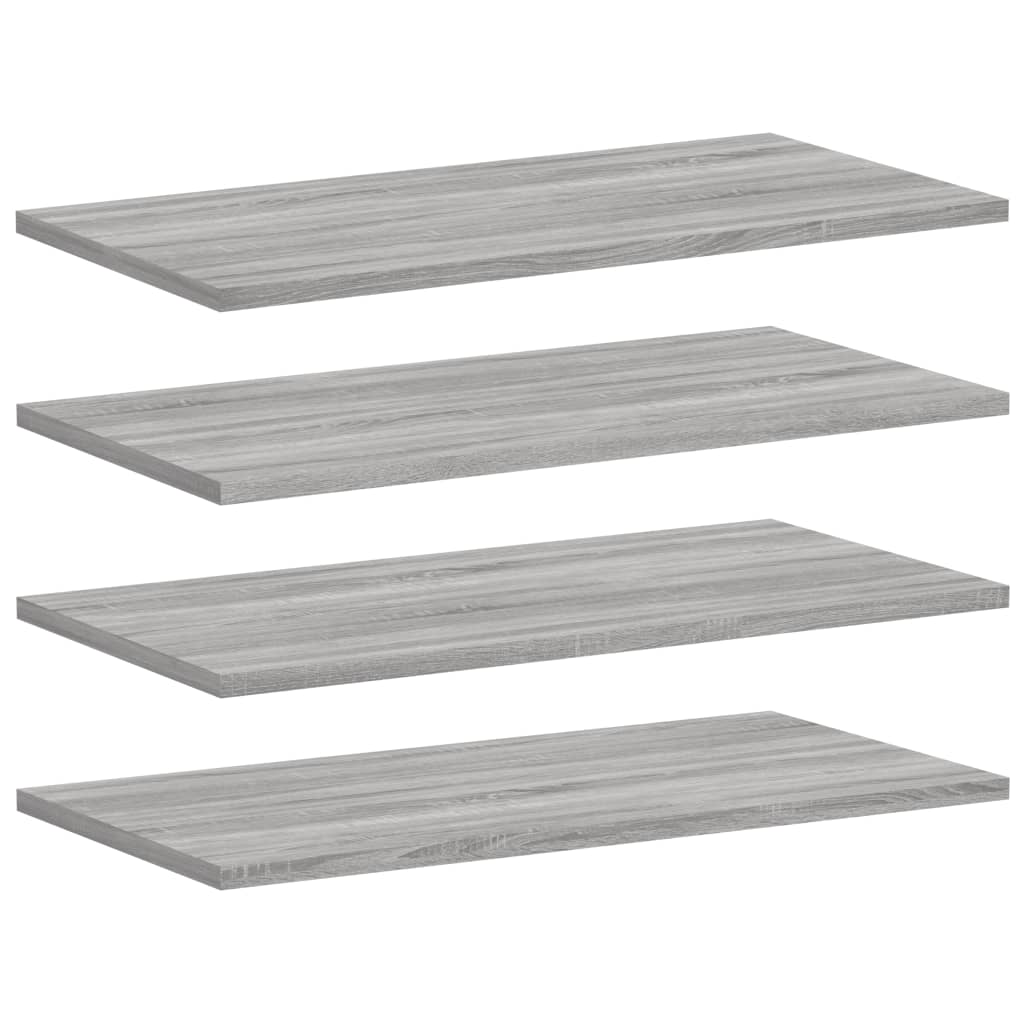 Zidne police 4 kom boja hrasta 60x30x1,5 cm konstruirano drvo