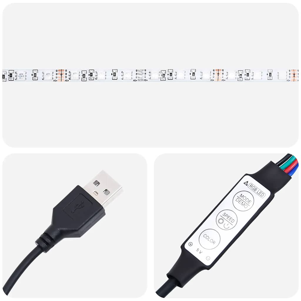 Zidni ormarići s LED svjetlima za TV 2 kom siva boja hrasta 40 x 30 x 60,5 cm