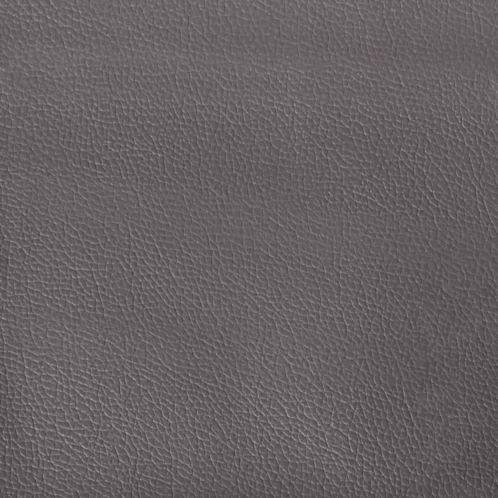 Chesterfield garnitura od 2 dijela, siva, umjetna koža