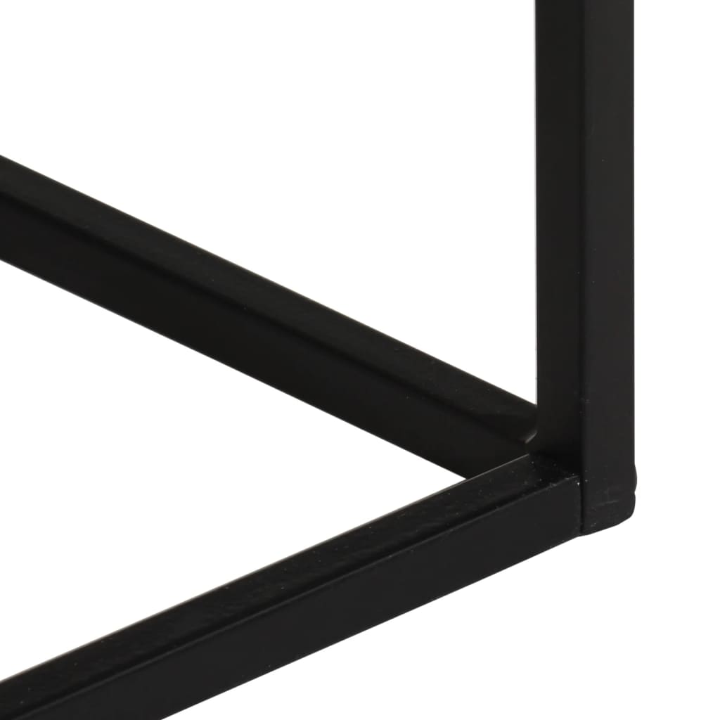 Konzolni stol 110 x 30 x 75 cm masivno drvo bagrema i željezo