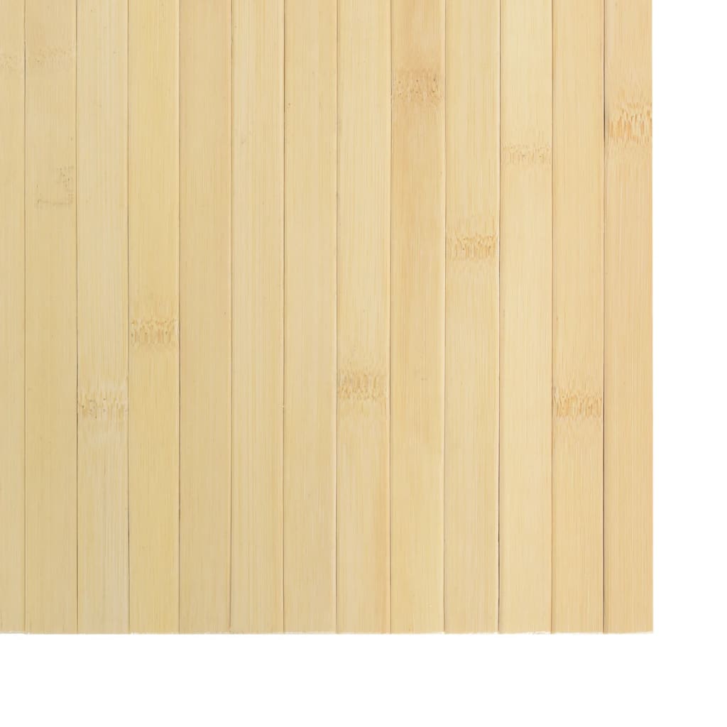 Tepih Pravokutni Svijetli Prirodni 100x100 cm Bambus